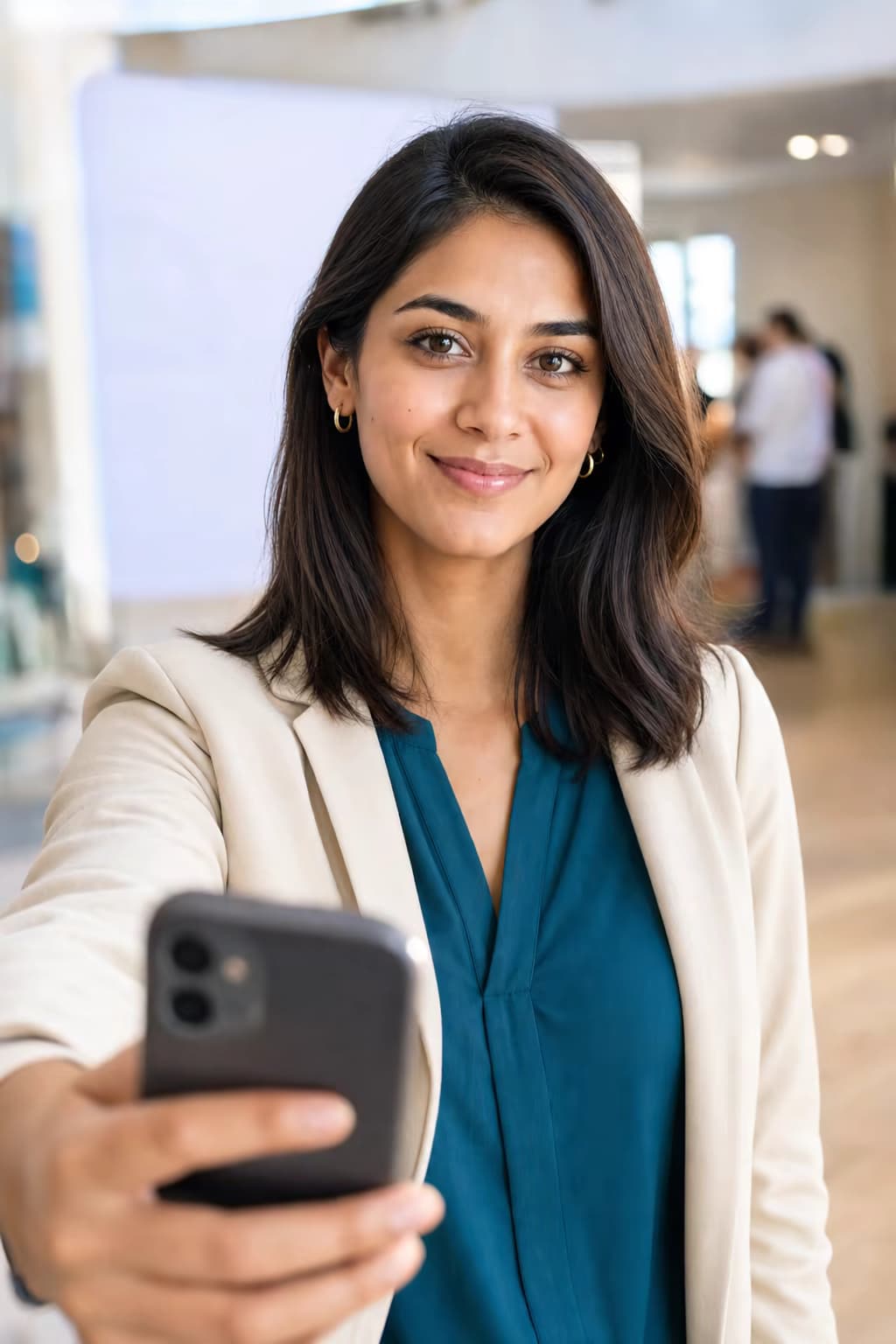Guest selfie used to search the event gallery