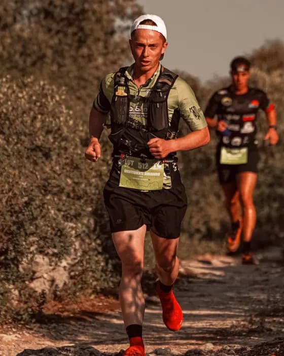 Photo d’exemple du même coureur sur le parcours